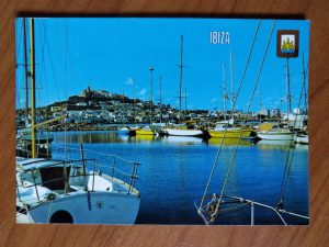 Postcard Ibiza Isla Blanca