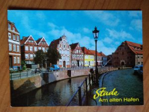 Postcard Stade am alten Hafen