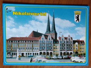 Postcard Nikolaiviertel Berlin
