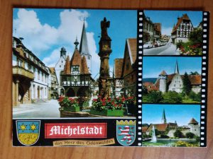 Postcard Michelstadt Das herz Odenwaldes