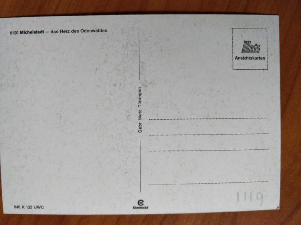 Postcard Michelstadt Das herz Odenwaldes - Image 2