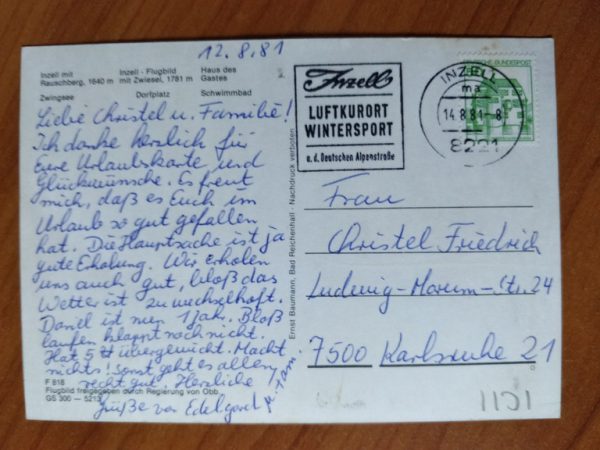 Postcard Inzell Luftkurtort - Image 2