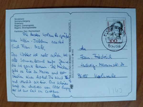 Postcard Talsperre Spremberg - Image 2