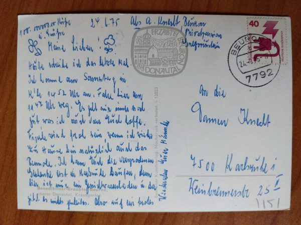 Postcard Church Kreusgarten - Image 2