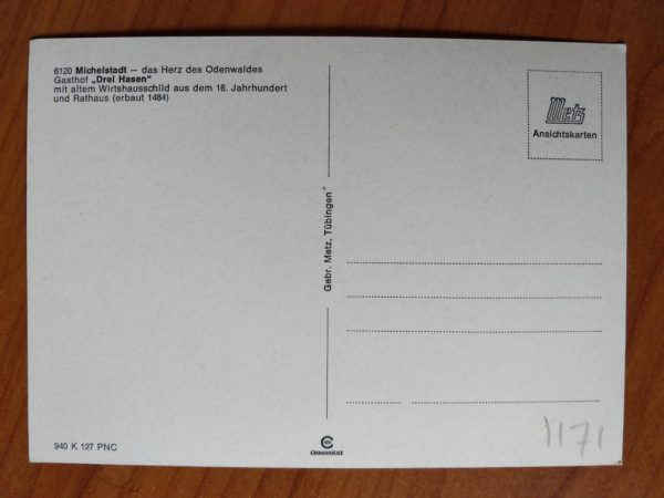 Postcard Michelstadt Odenwaldes - Image 2