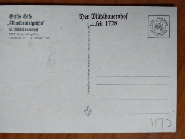 Postcard Muhlbauernhof Ruhpolding - Image 2