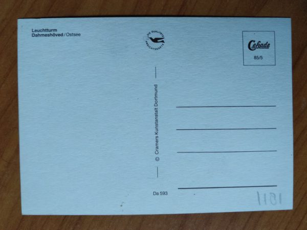Postcard Leuchtturm Ostsee Lighthouse - Image 2