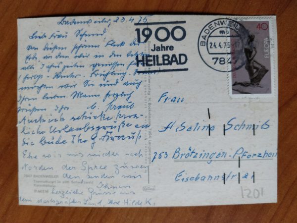 Postcard Badenweiler Kurhaus - Image 2