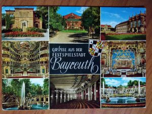 Postcard Festspielstadt Bayreuth
