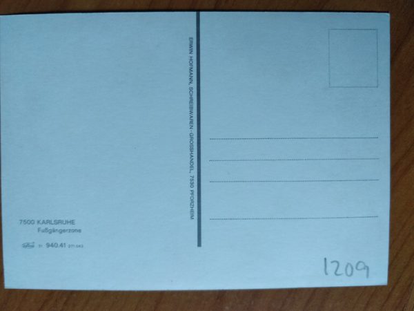 Postcard Karlsruhe City - Image 2