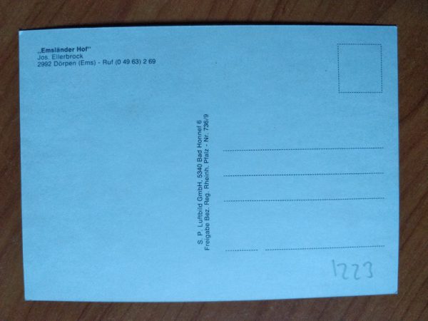 Postcard Emslander Hof Dorpen Ems - Image 2