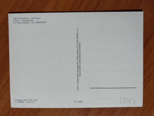 Postcard Landscape Ballrechten Dottingen - Image 2