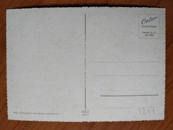Postcard Luftkurort Amorbach Odenwald - Image 2