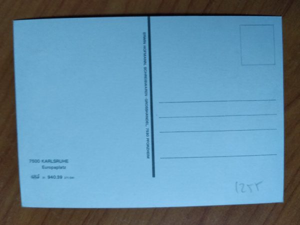 Postcard Karlsruhe Europaplatz - Image 2