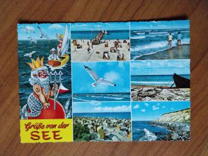 Postcard Grusse von der See