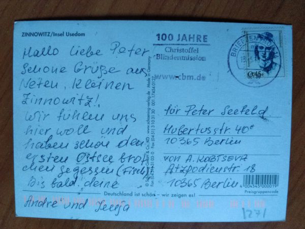 Postcard Zinnowitz Insel Usedom - Image 2