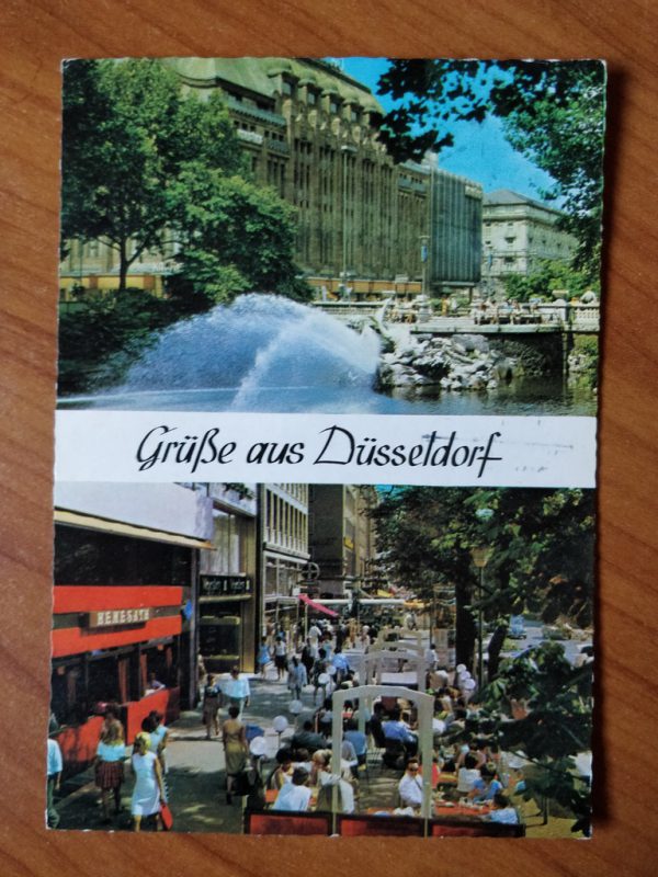 Postcard Gruss aus Dusseldorf