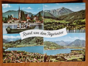 Postcard Rund um den Tegernsee