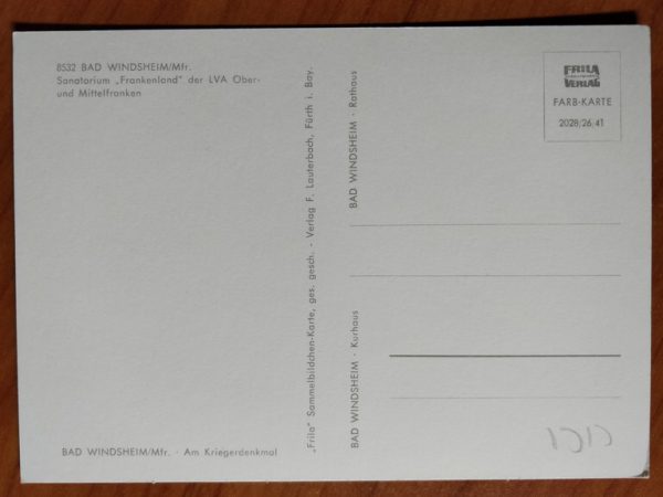 Postcard Bad Windsheim - Image 2
