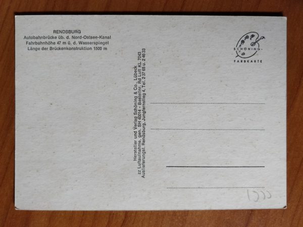 Postcard Rendsburg Autobahn - Image 2