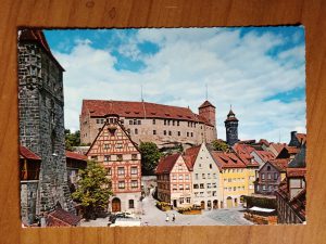 Postcard Nurnberg Burg Castle