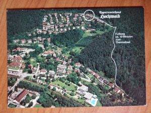 Postcard Hochwald Bad Liebenzell