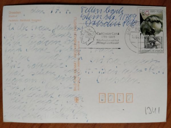 Postcard Dresden Stallhof - Image 2