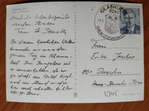 Postcard Glashutte Ochsenkof - Image 2