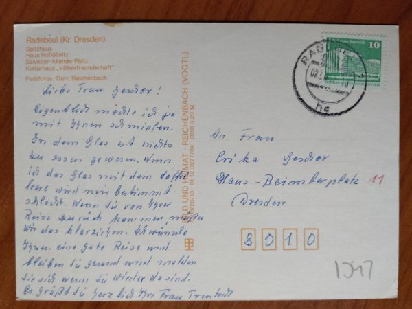 Postcard Radenbeul Dresden - Image 2