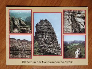 Postcard Klettern Sachsen