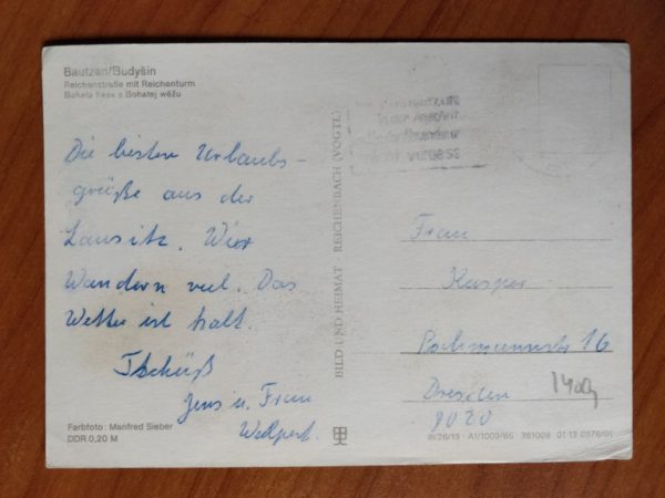 Postcard Bautzen Turm - Image 2