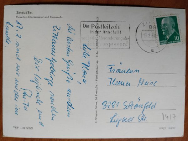 Postcard Glockenspiel Zittau - Image 2