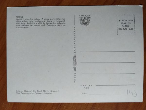 Postcard Sušice - Image 2