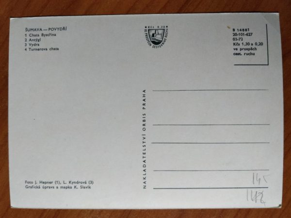 Postcard Povydří | Národní park Šumava - Image 2