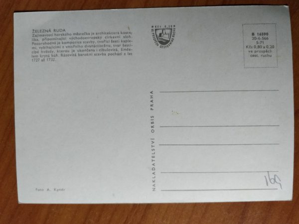 Postcard Železná Ruda - Image 2