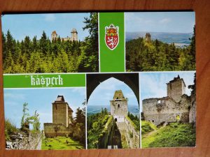 Postcard Kašperk Castle