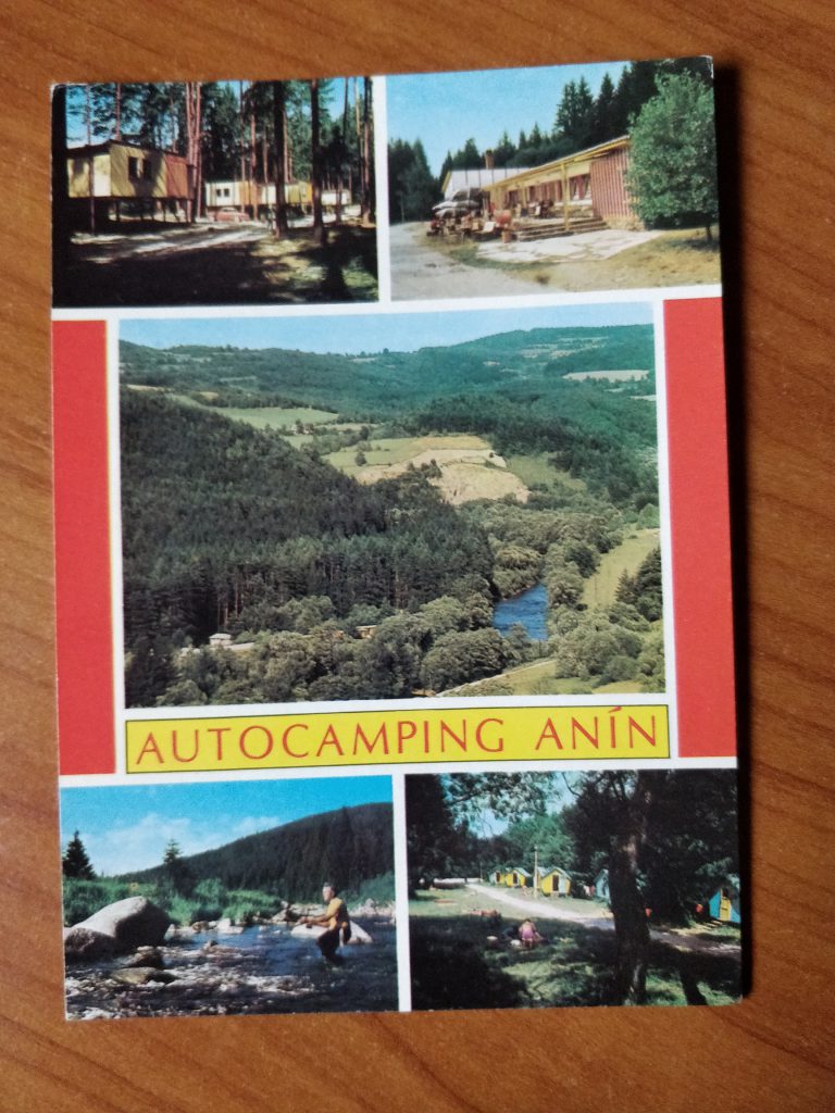 Postcard Dlouhá Ves Autocamping Anin