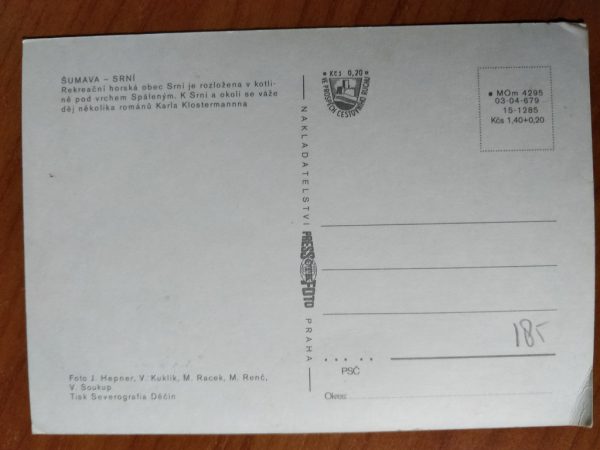 Postcard Srni Sumava - Image 2