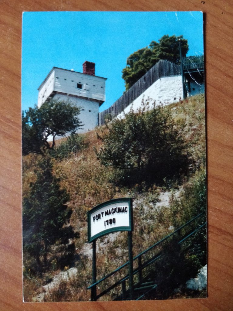 Postcard Fort Mackinac