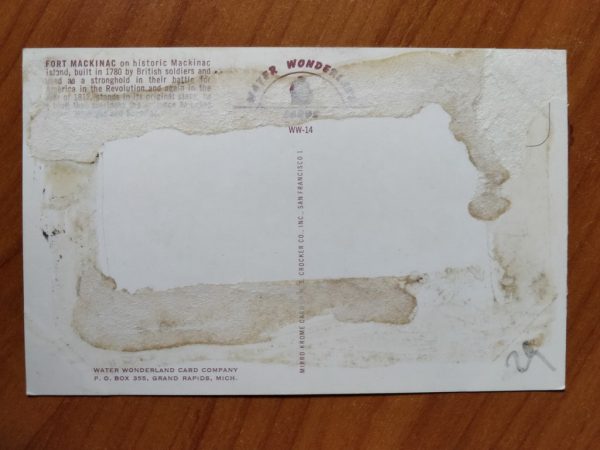 Postcard Fort Mackinac - Image 2