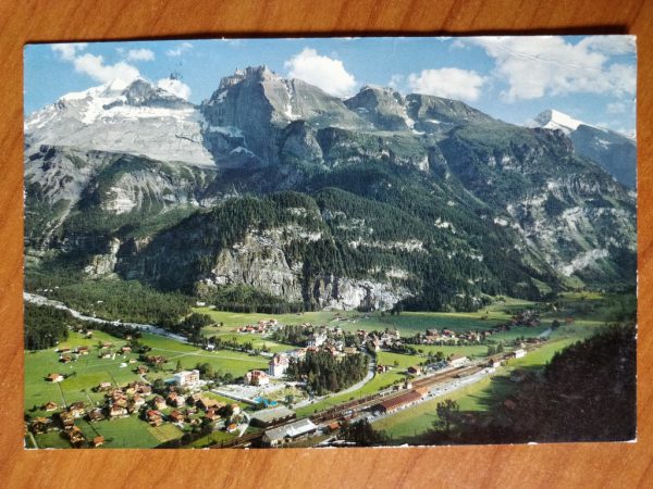 Postcard Kandersteg Mountains