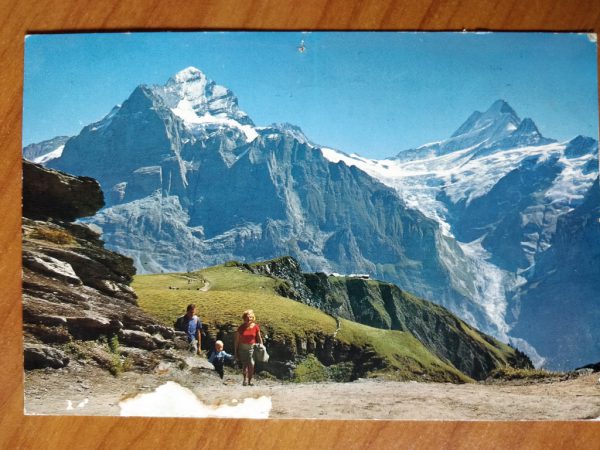 Postcard Grindelwald Mountains