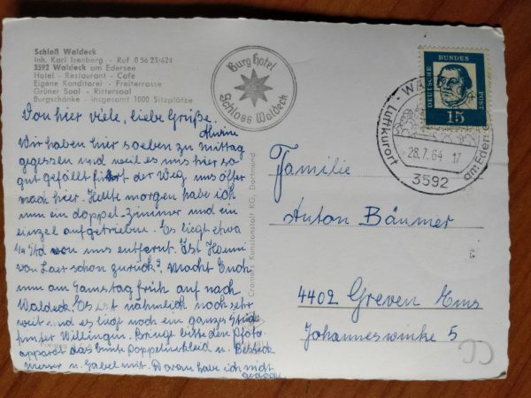 Postcard Schloss Waldeck - Image 2