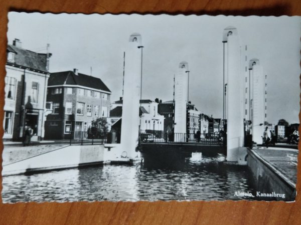 Postcard Almelo Kanaalbrug