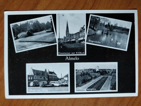 Postcard Almelo Five pictures