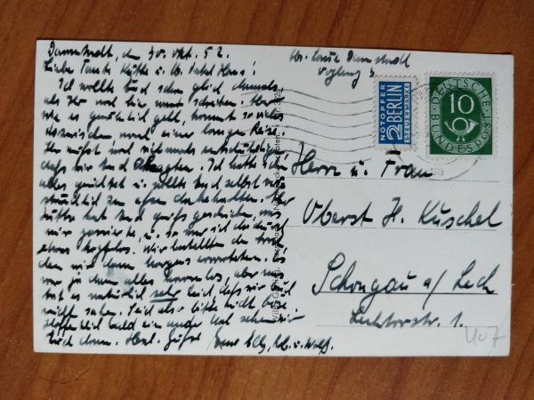 Postcard Darmstadt Marktplatz - Image 2