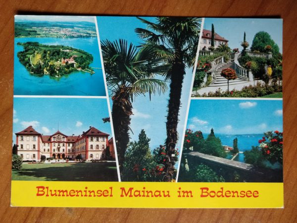 Postcard Blumeninsel Mainau im Bodensee
