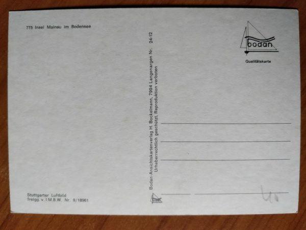 Postcard Blumeninsel Mainau im Bodensee - Image 2