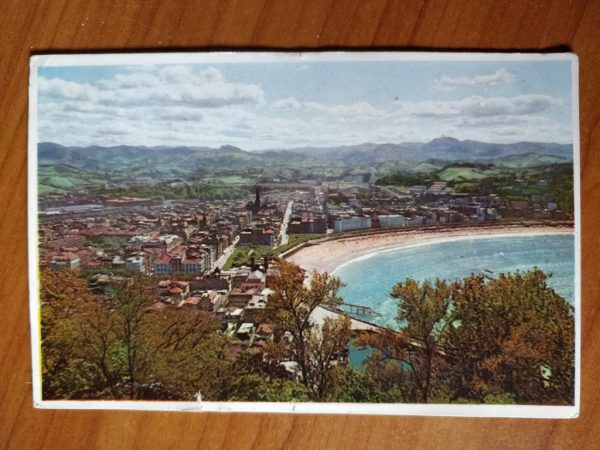Postcard View from Urgull San Sebastian