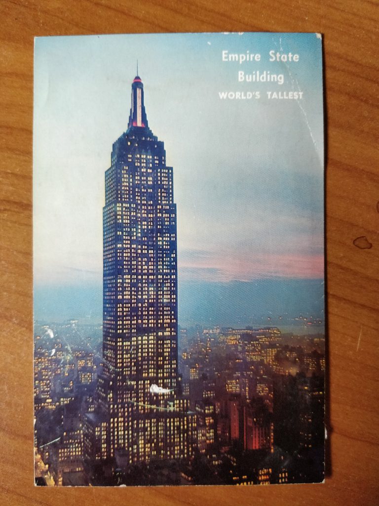Postcard Empire State Building